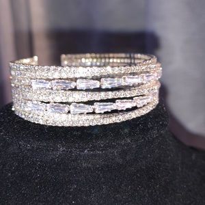 Fashion Silver Tone Bracelet.